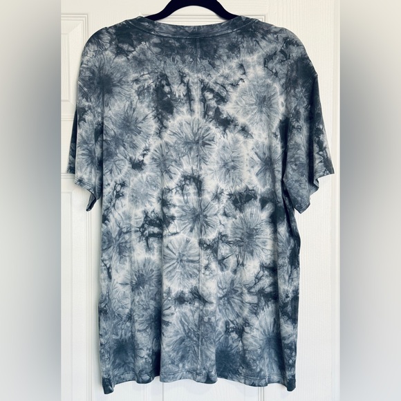 Lululemon All Yours Tee *Tie Dye Marmoleado Tie Dye Graphite Grey Size 8 - Picture 4 of 6